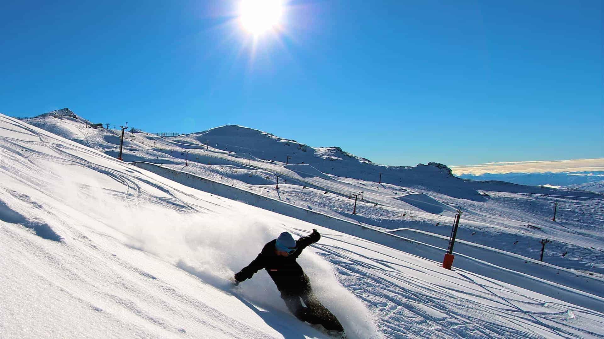 snowboarding queenstown - cardrona