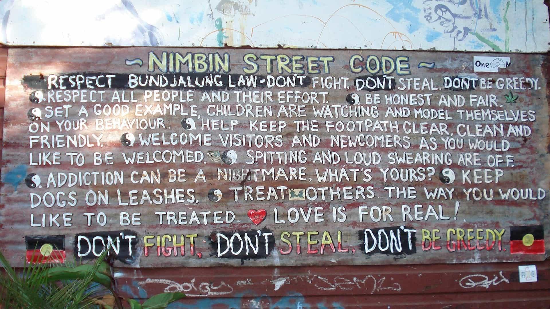 nimbin street code