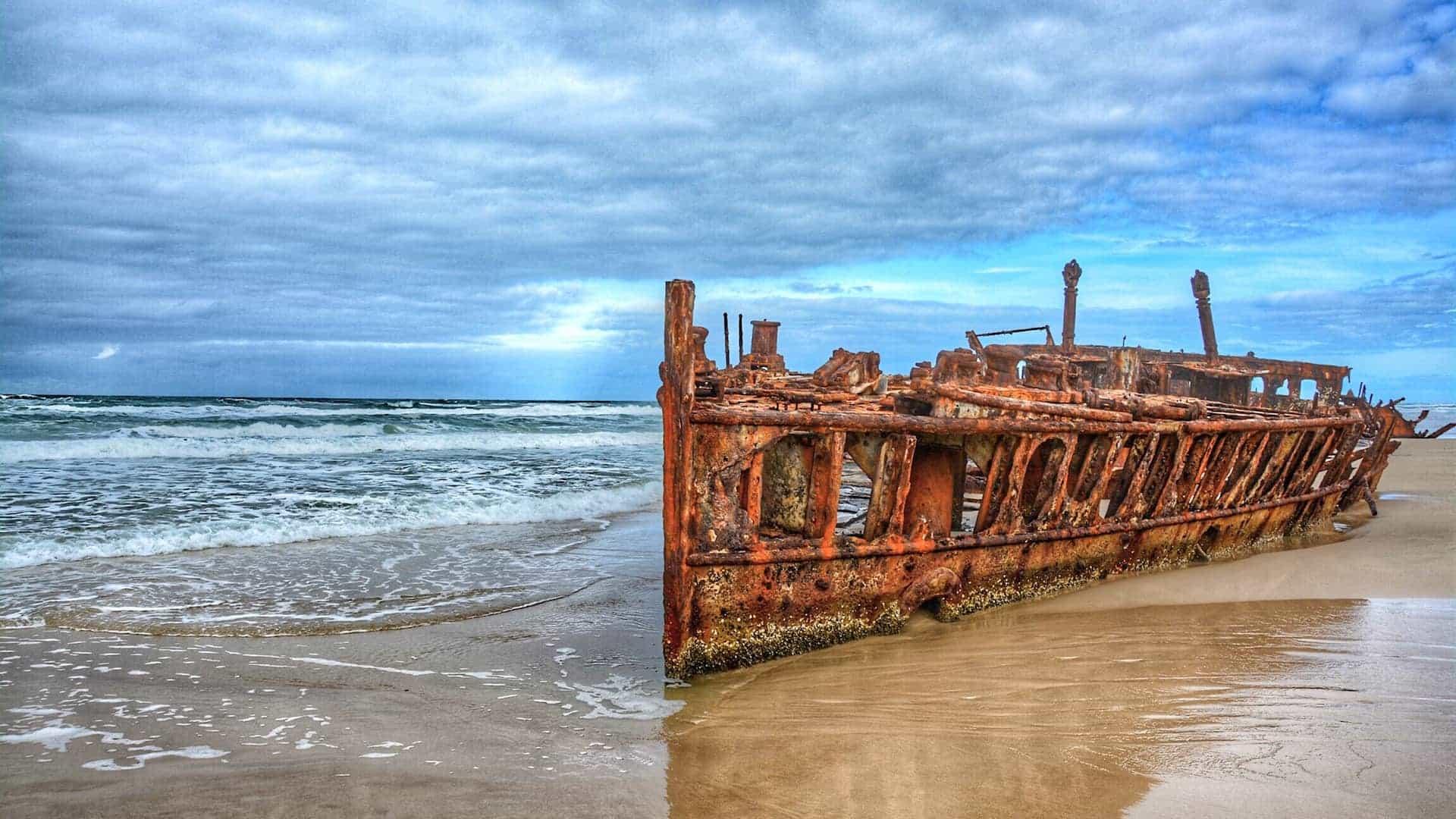 maheno ship wreck fraser island