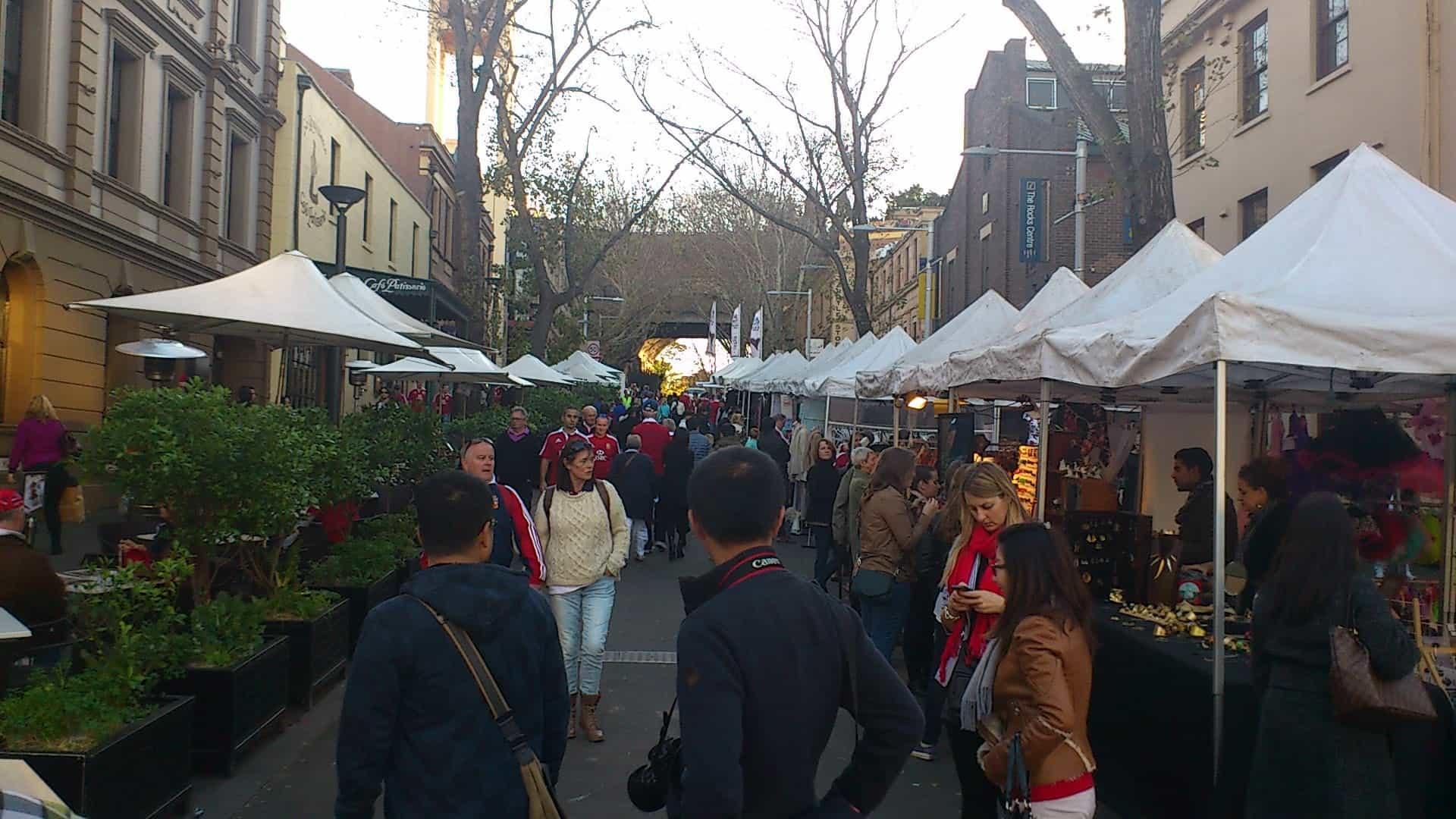 the rocks markets sydney