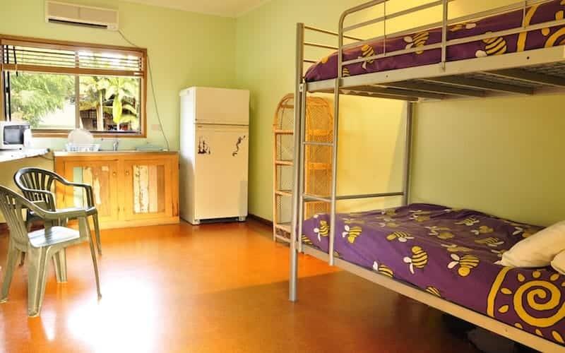 female only dorm rooms at arts factory lodge hostel byron bay