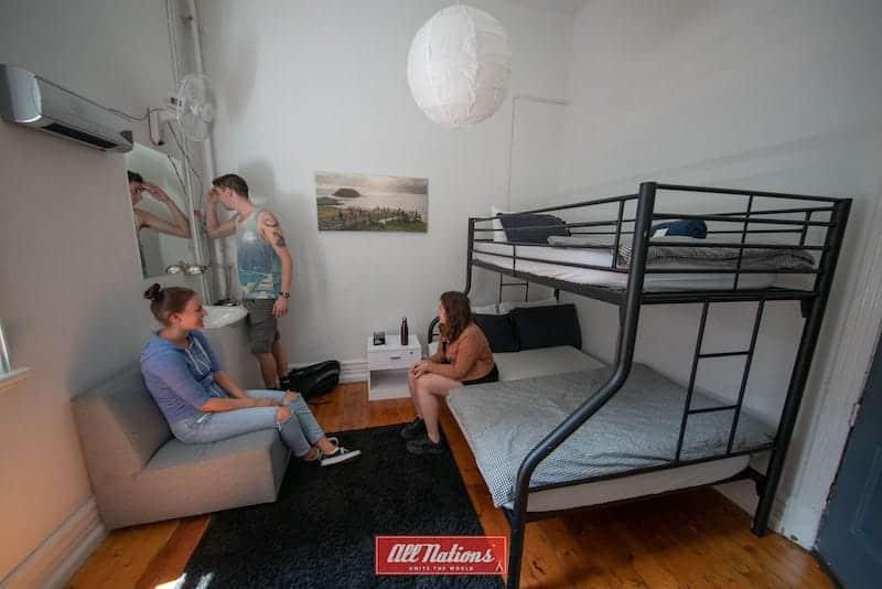 private room at melbourne hostel